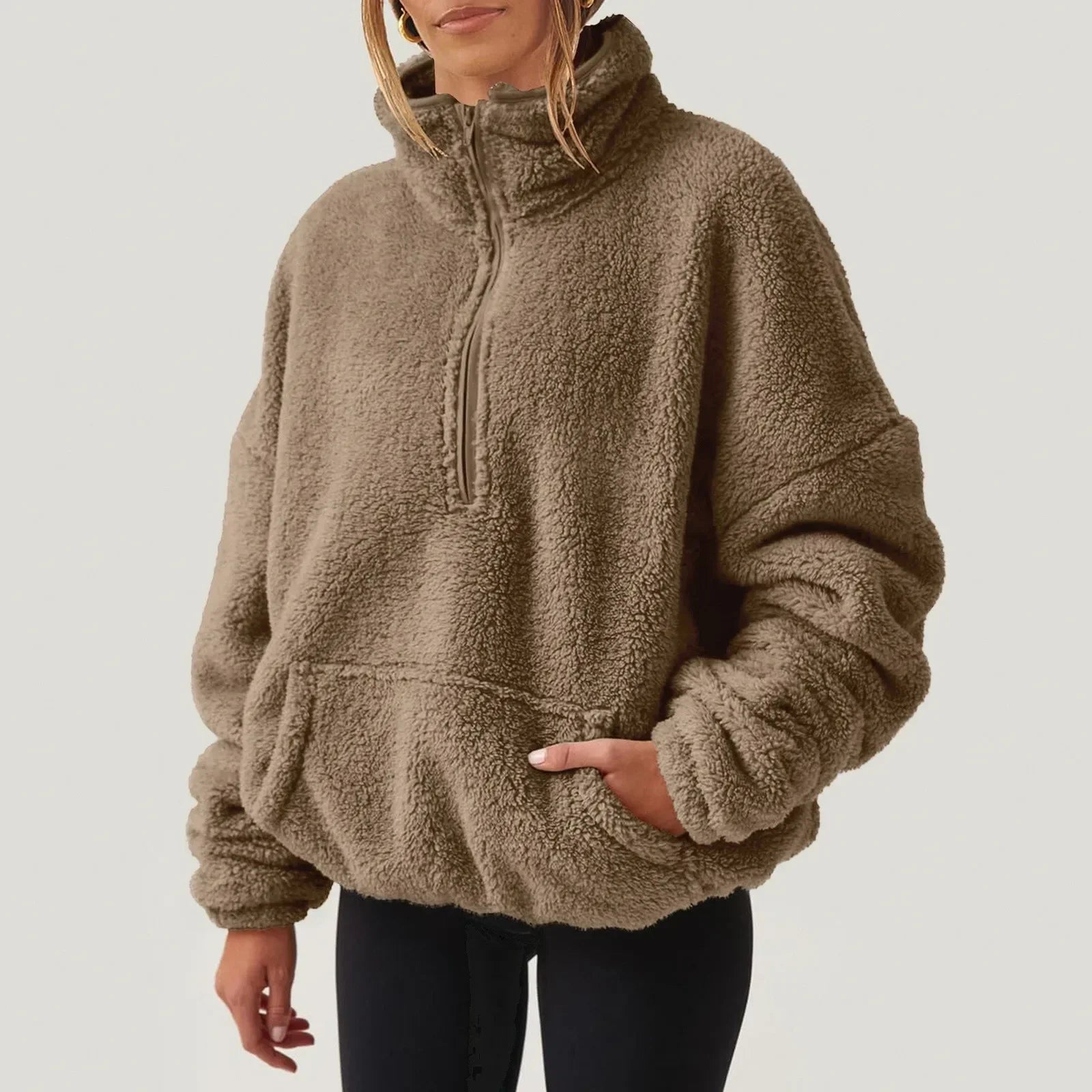 AVA JOLENE | HALF ZIP SWEATER FOR WOMEN