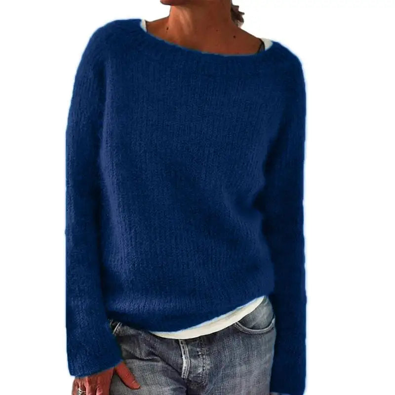 AVA JOLENE | OFF-SHOULDER TEXTURED KNIT JUMPER FOR WOMEN