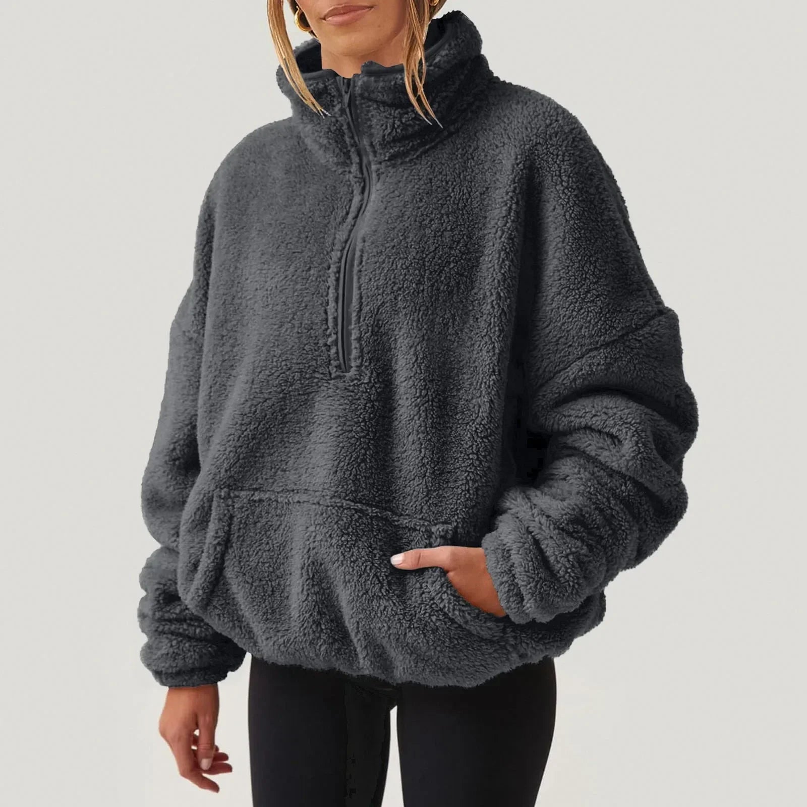 AVA JOLENE | HALF ZIP SWEATER FOR WOMEN