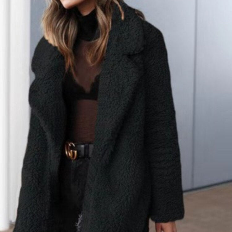 AVA JOLENE | OVERSIZED TEDDY COAT FOR WOMEN