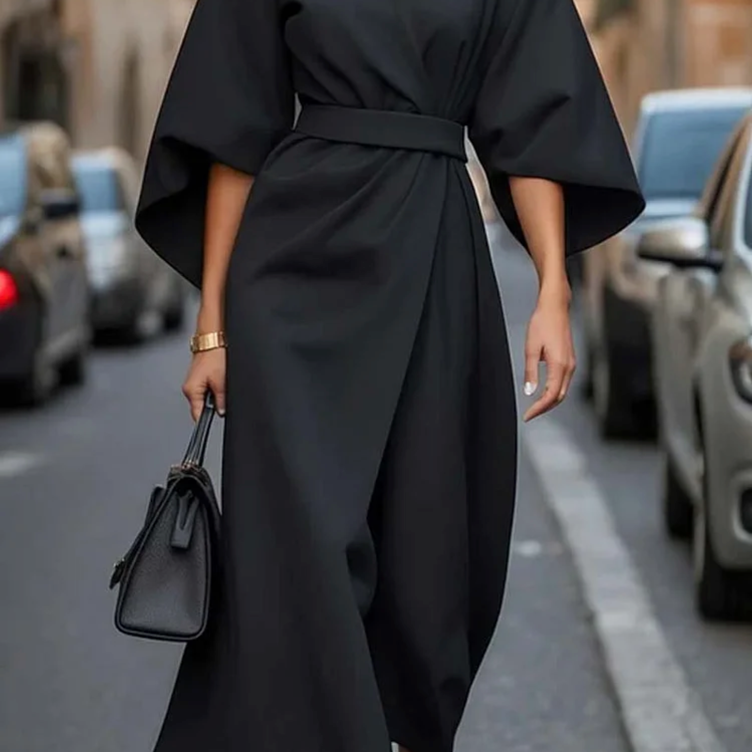 AVA JOLENE | BELTED MAXI DRESS FOR WOMEN