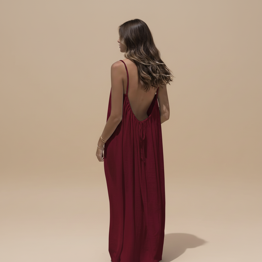 AVA JOLENE | LOOSE FIT SPAGHETTI STRAP SUMMER DRESS FOR WOMEN