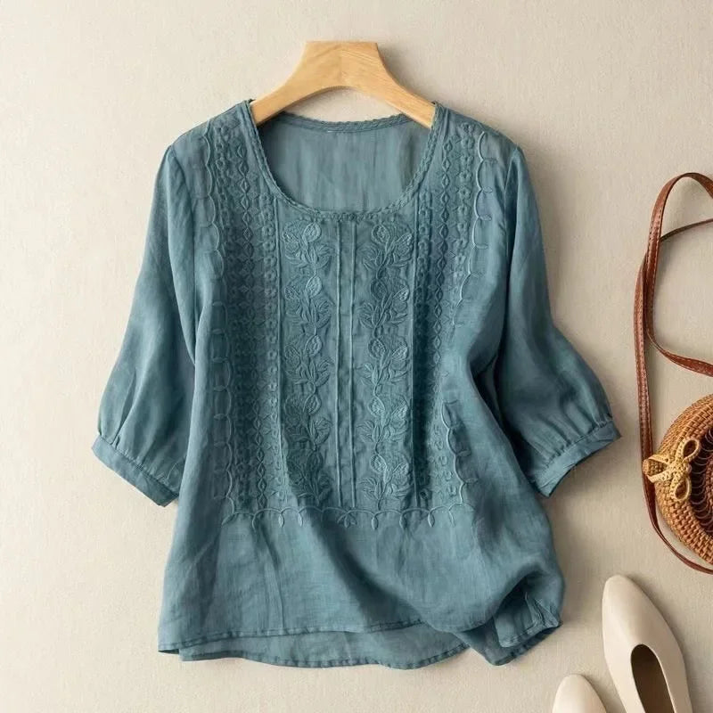 AVA JOLENE | EMBROIDERED BLOUSE FOR WOMEN