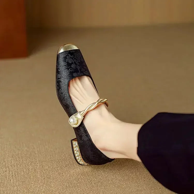 AVA JOLENE | SQUARE TOE PUMPS FOR WOMEN