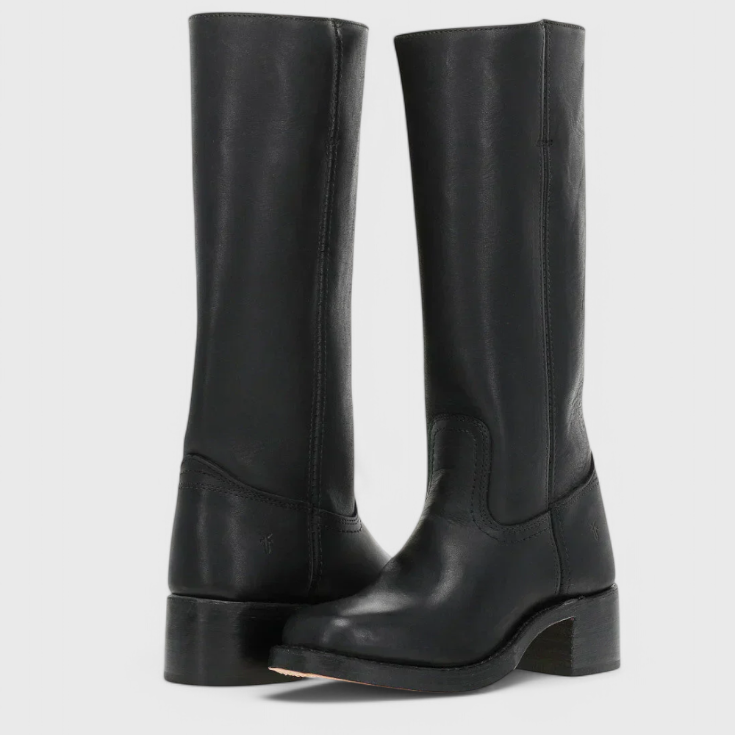 AVA JOLENE | STACKED BLOCK HEEL KNEE-HIGH BOOTS FOR WOMEN