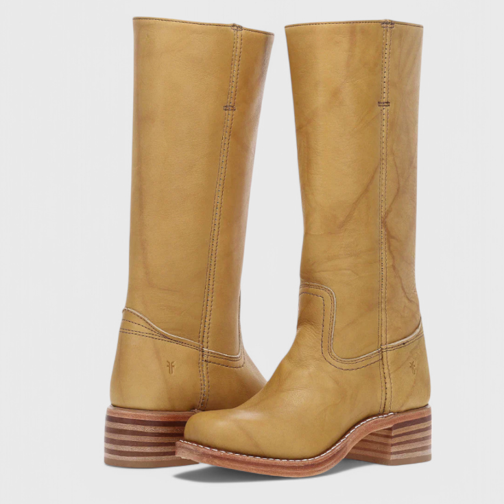 AVA JOLENE | STACKED BLOCK HEEL KNEE-HIGH BOOTS FOR WOMEN