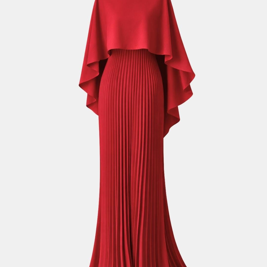 AVA JOLENE | PLEATED MAXI DRESS FOR WOMEN