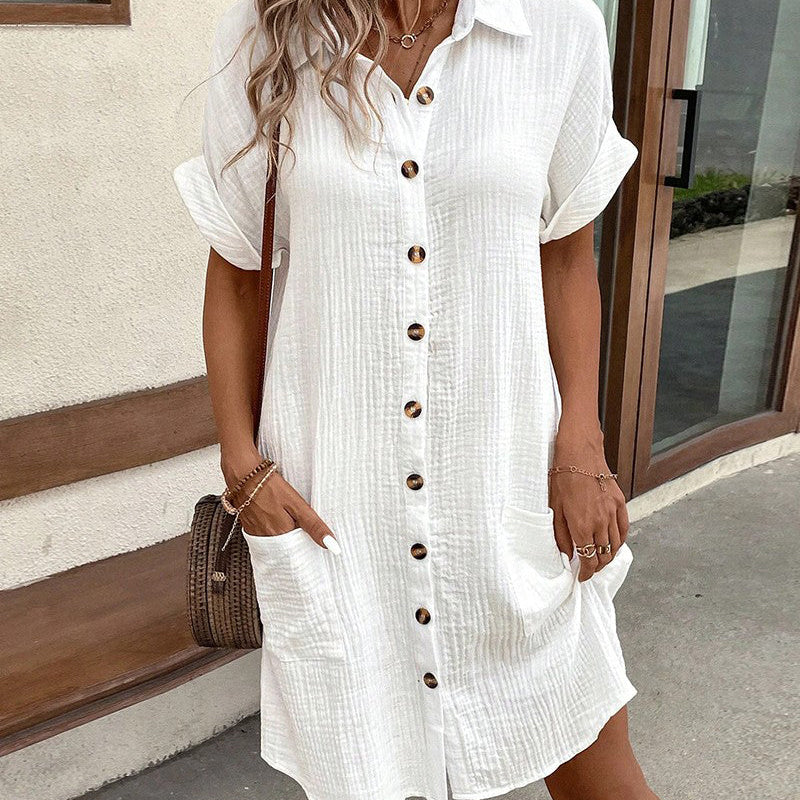 AVA JOLENE | Classic Relaxed Midi Dress For Women