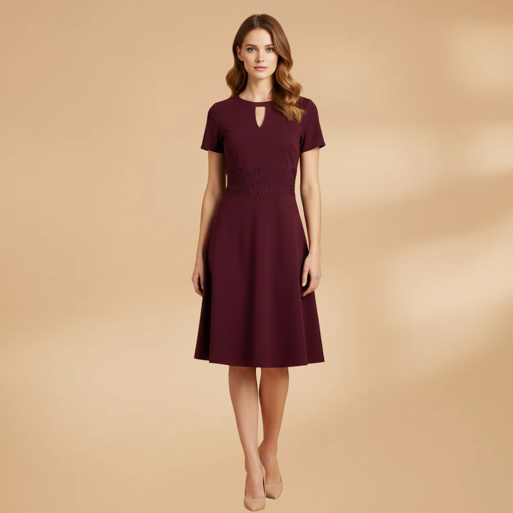 AVA JOLENE | LACE MIDI DRESS FOR WOMEN