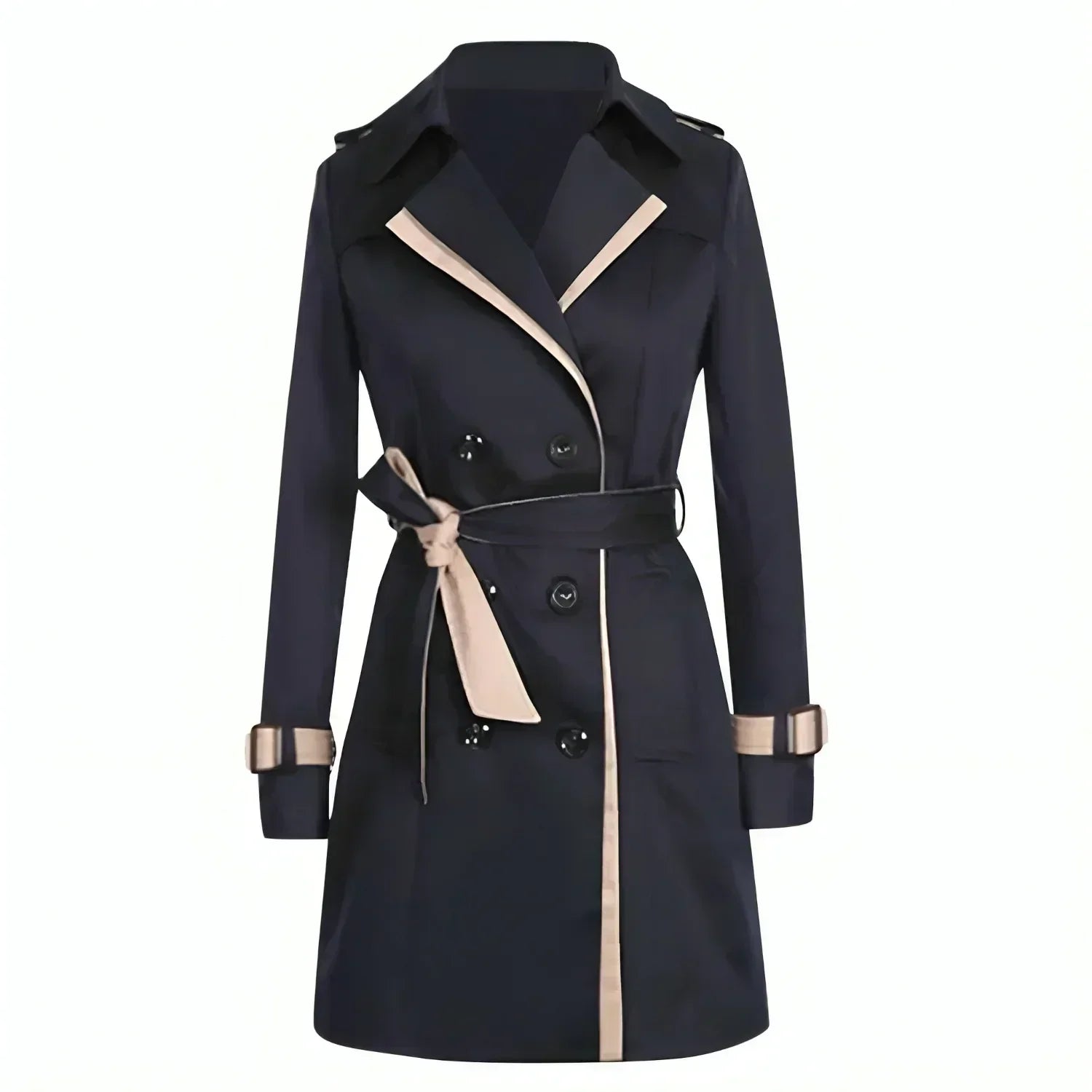 AVA JOLENE | DOUBLE-BREASTED TRENCH COAT FOR WOMEN