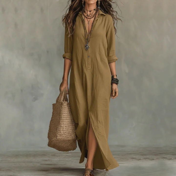 AVA JOLENE | COTTON MAXI DRESS FOR WOMEN