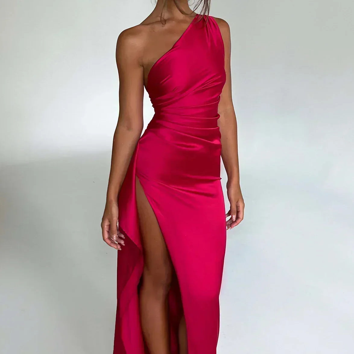 AVA JOLENE | ONE SHOULDER MAXI DRESS FOR WOMEN