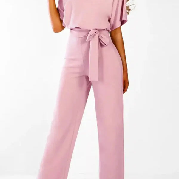 AVA JOLENE | BELTED JUMPSUIT FOR WOMEN