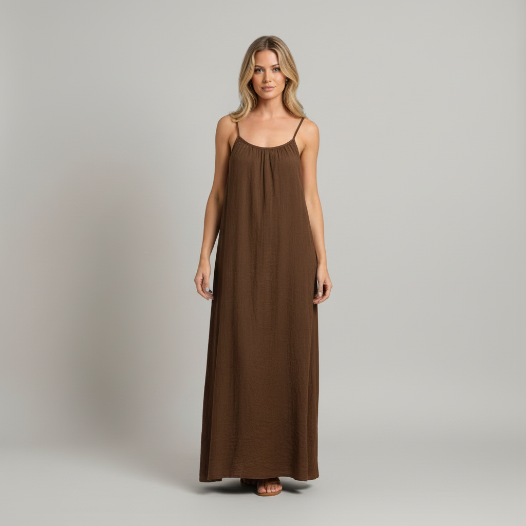 AVA JOLENE | LOOSE FIT SPAGHETTI STRAP SUMMER DRESS FOR WOMEN