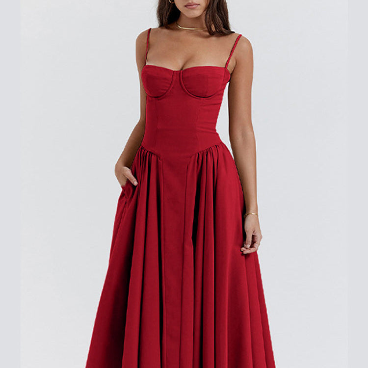 AVA JOLENE | CORSET MIDI DRESS FOR WOMEN