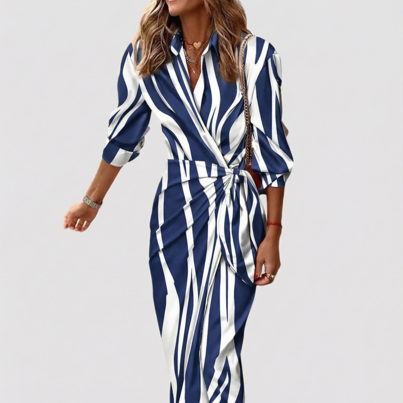 AVA JOLENE | STRIPED MAXI DRESS FOR WOMEN