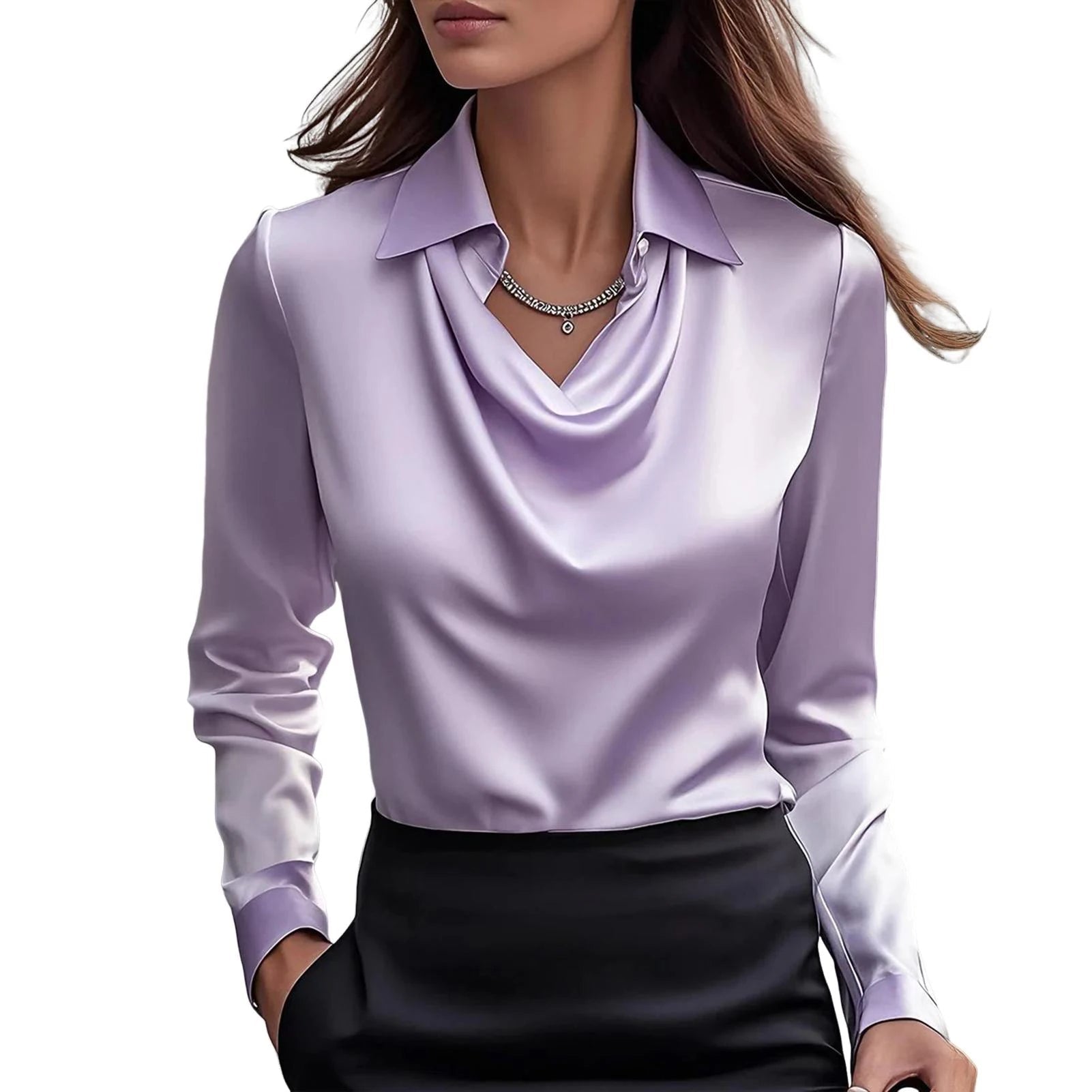 AVA JOLENE | COWL NECK BLOUSE FOR WOMEN