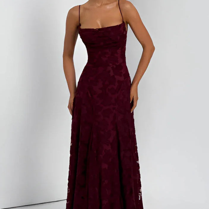 AVA JOLENE | FLORAL SPAGHETTI STRAP MAXI DRESS FOR WOMEN