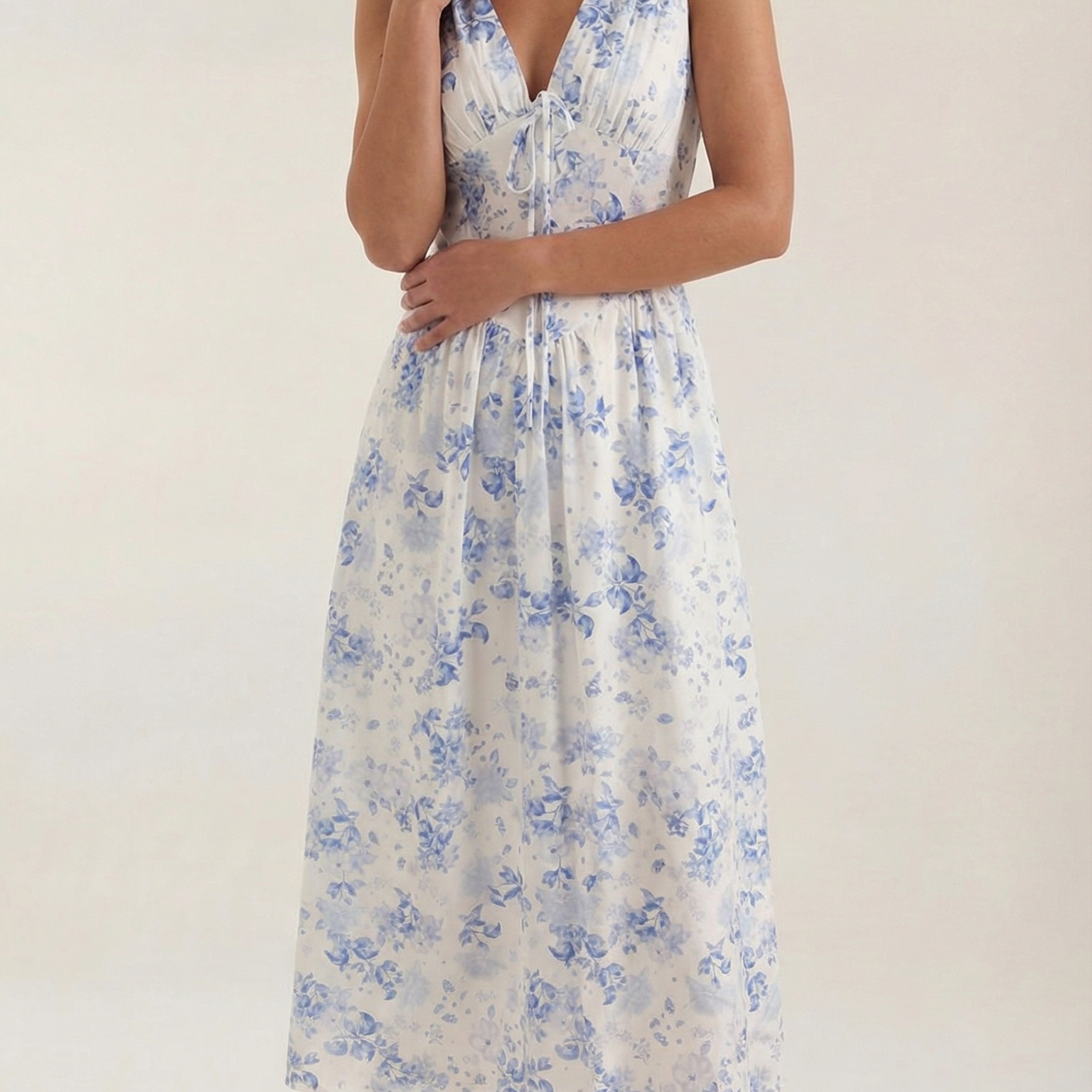 AVA JOLENE | CORSET MIDI SUMMER DRESS FOR WOMEN