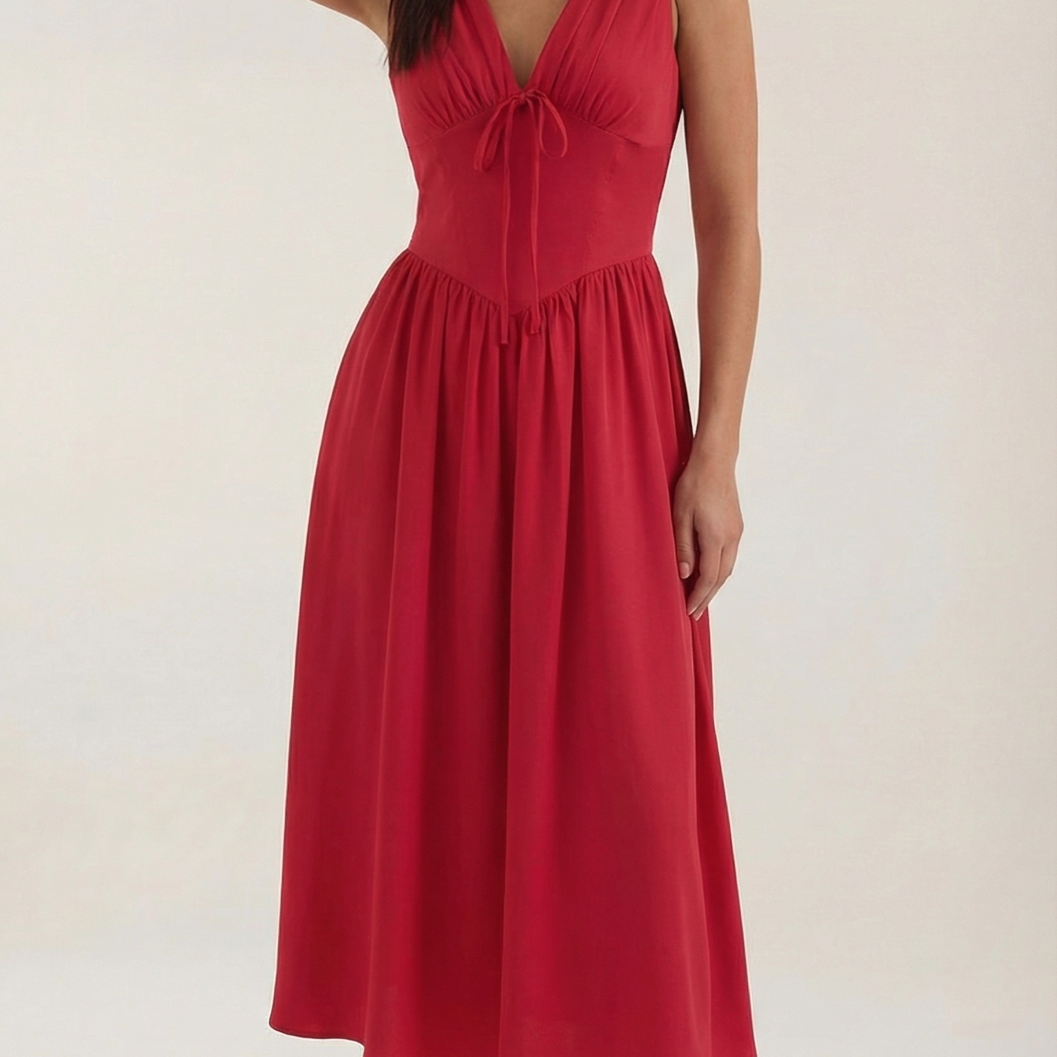 AVA JOLENE | CORSET MIDI SUMMER DRESS FOR WOMEN