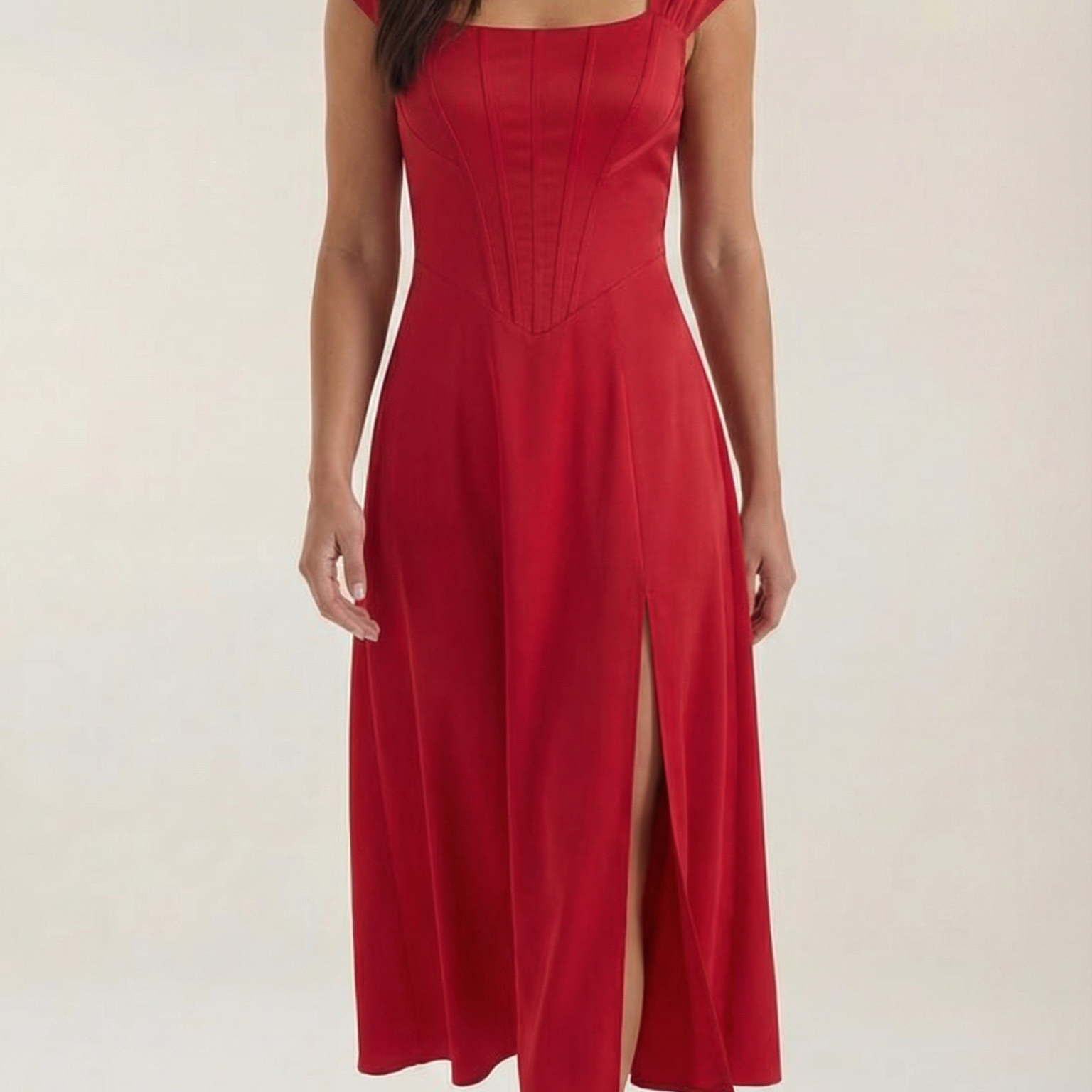 AVA JOLENE | CORSET MIDI DRESS FOR WOMEN