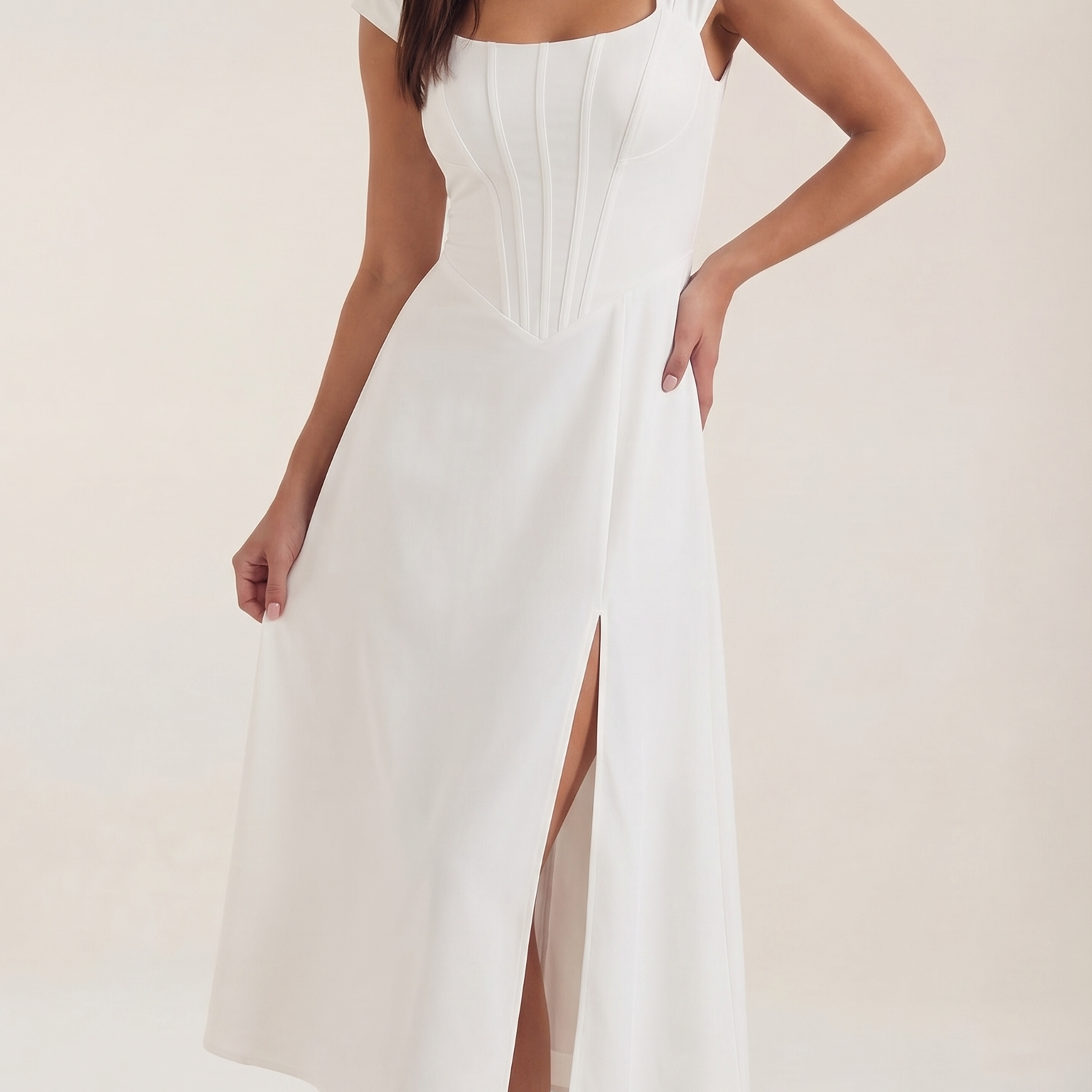 AVA JOLENE | CORSET MIDI DRESS FOR WOMEN