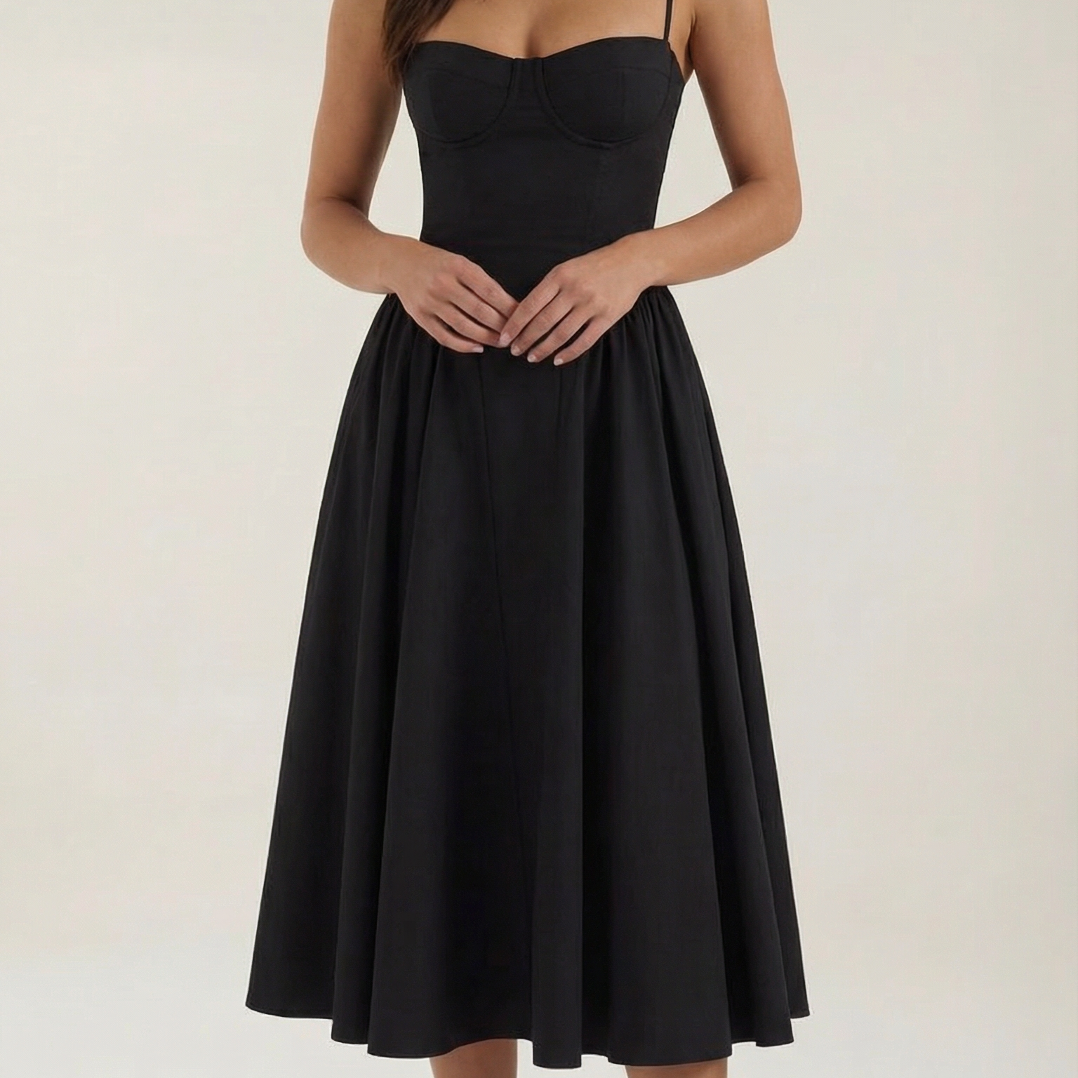 AVA JOLENE | CORSET MIDI DRESS FOR WOMEN