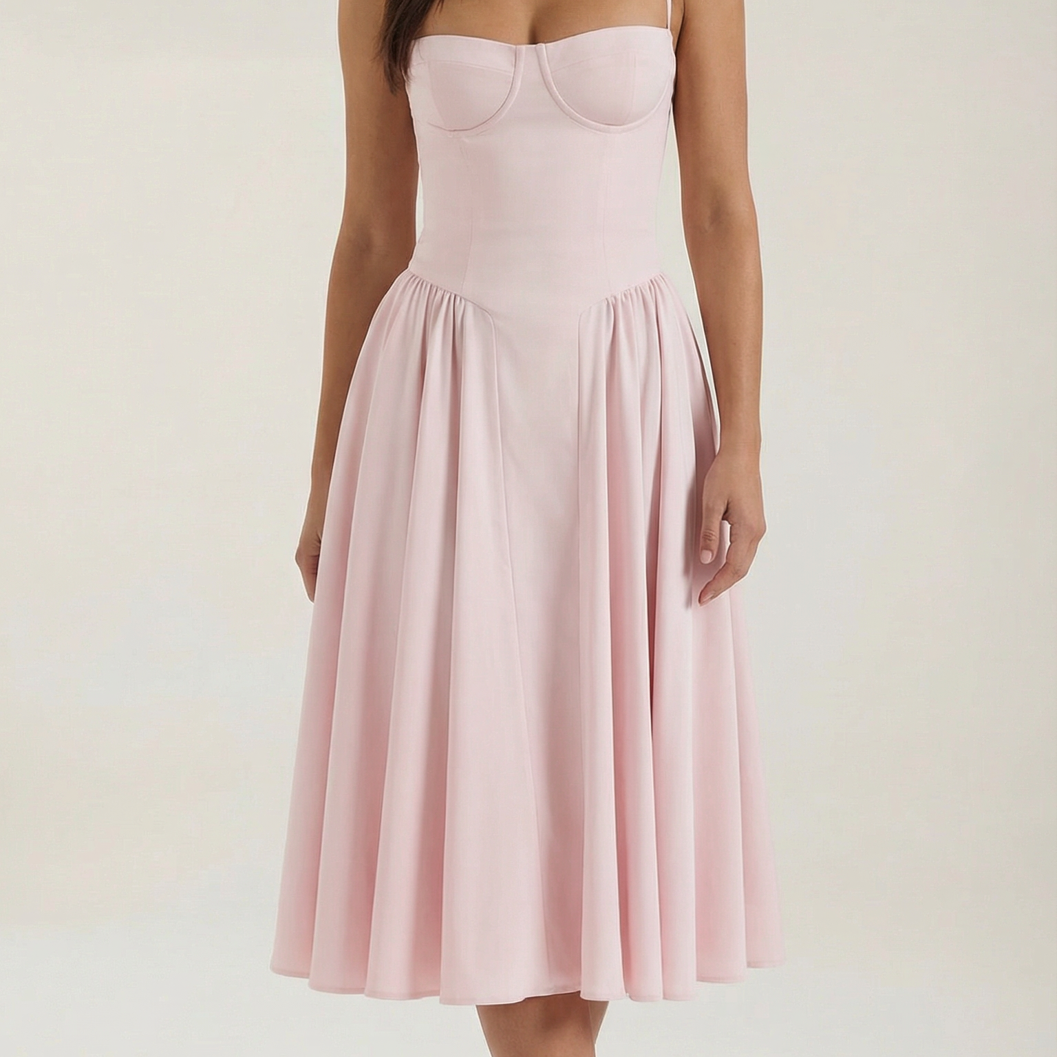 AVA JOLENE | CORSET MIDI DRESS FOR WOMEN