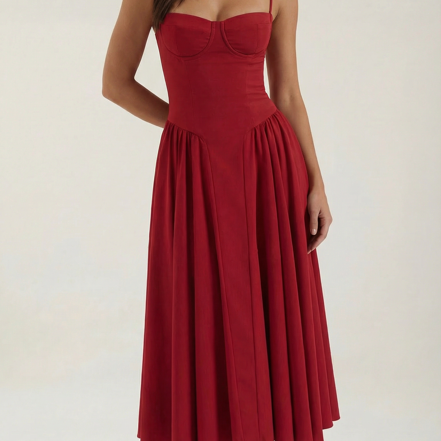 AVA JOLENE | CORSET MIDI DRESS FOR WOMEN
