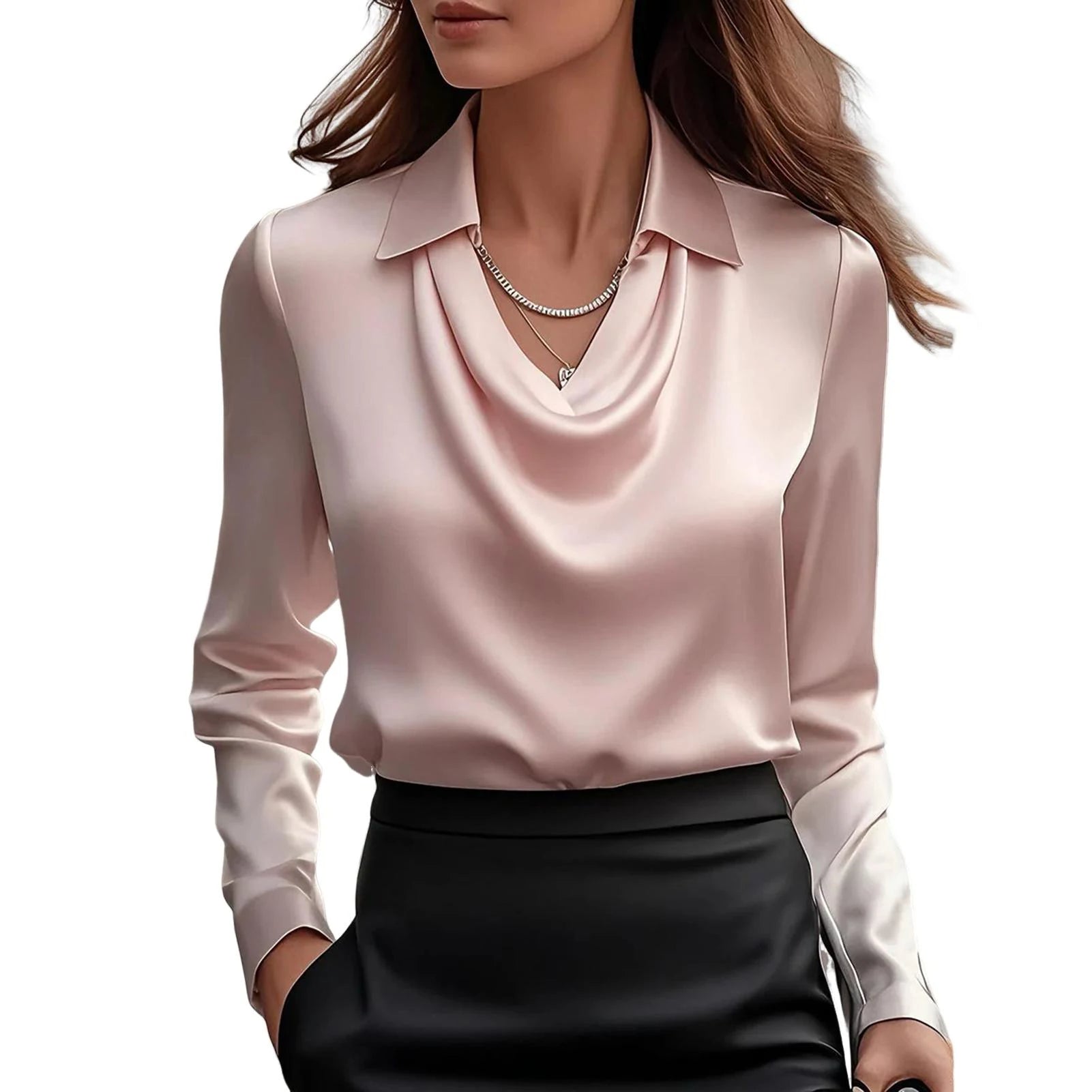 AVA JOLENE | COWL NECK BLOUSE FOR WOMEN