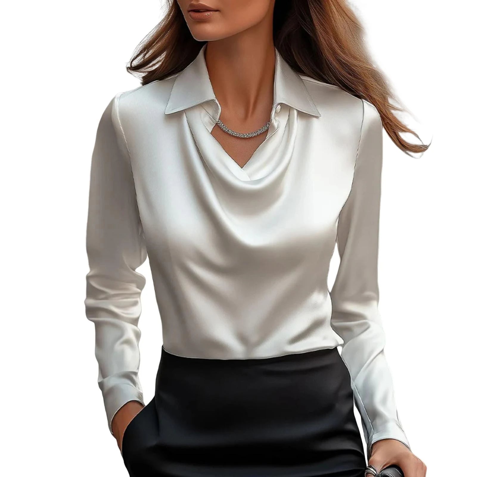 AVA JOLENE | COWL NECK BLOUSE FOR WOMEN