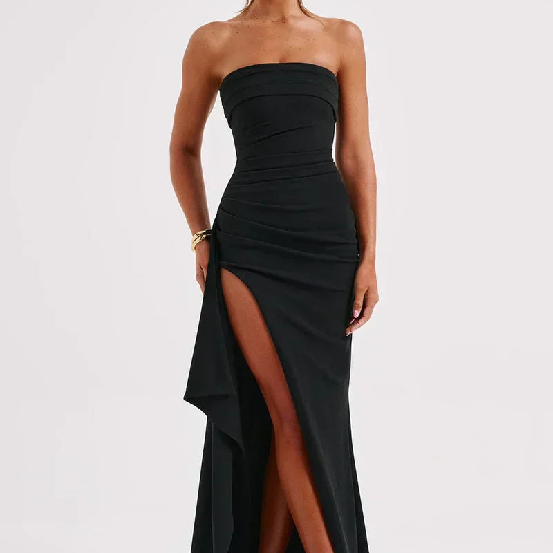 AVA JOLENE | OFF SHOULDER MAXI DRESS FOR WOMEN
